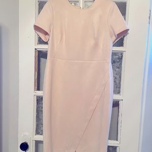 Light pink suede dresser